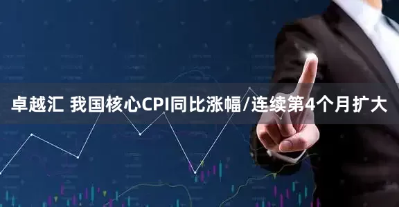 卓越汇 我国核心CPI同比涨幅/连续第4个月扩大